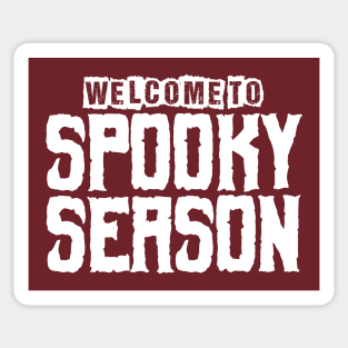 Welcome To Spooky Season Sticker